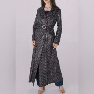 Multicolor Long Sleeve Coat/Dress